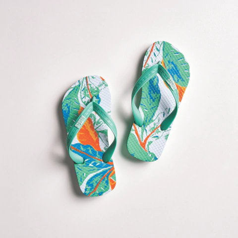 Chinelo Estampado Flora Masculino - Bugbee