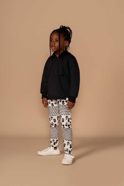 Conjunto Casaco Moletom Calça Molecotton Preto - Bugbee