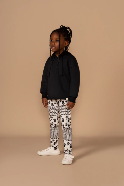 Conjunto Casaco Moletom Calça Molecotton Preto - Bugbee