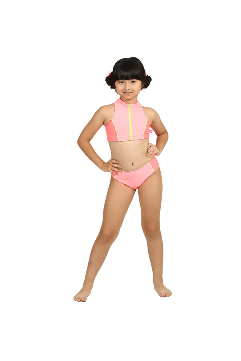 Biquini Cropped Kids Cecilia Longo Zig Zag - Siri