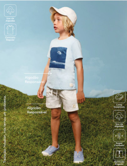 Bermuda Sarja Moletom Branco - Bugbee