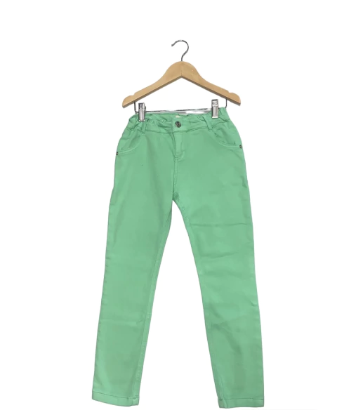 Calça Sarja Moletom Reta Verde - Bugbee