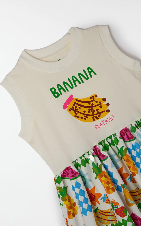 Vestido Silk Saia Mucha Fruta - Fabula