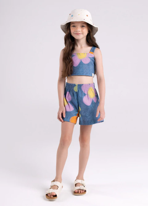 Conjunto Tecido Superbloom Jeans - Bugbee