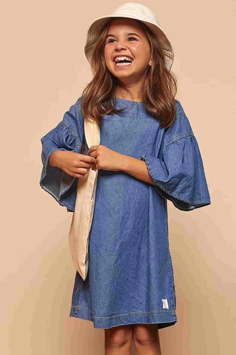 Vestido Jeans Azul - Bugbee