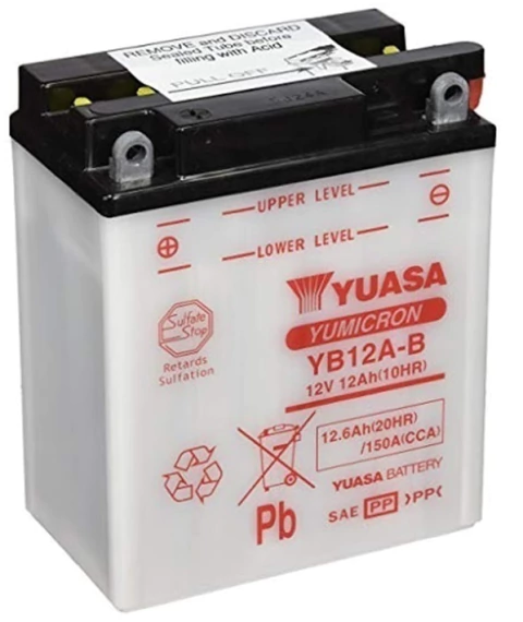 Bateria Yuasa Yb12ab 12v 12ah - comprar online