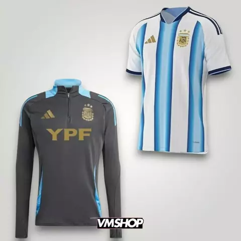 2X1 - BUZO TERMICO AFA + CAMISETA ARGENTINA MUNDIAL 2026 - comprar online