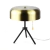 Abajur De Mesa Volare Led 30 x 26cm 10w 3000k Preto Com Dourado - comprar online
