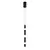 Pendente Led Aus 18w 3000k Preto Nordecor