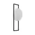 Arandela Led Rony Preto 5w 3000k