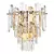 Arandela Cristal Koine 2XE14 OURO BRILHO - comprar online