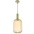 Pendente CANNE VIS Ouro Champagne 20cm 1XE27 - comprar online