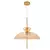 Pendente Led KHOLY Dourado Fosco e Âmbar 40CM 12W 3000K
