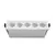 Spot Embutido Downlight Powerus 5 Focos 10w 3000k Alumínio Branco na internet