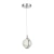 Pendente Led Saturno 7W 3/4/6K PRATA