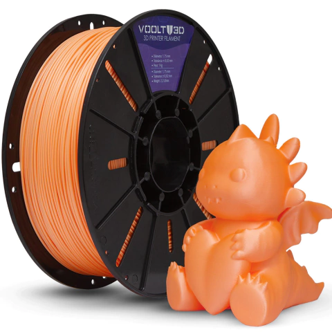 Filamento PLA Laranja Macaron Velvet - 1KG