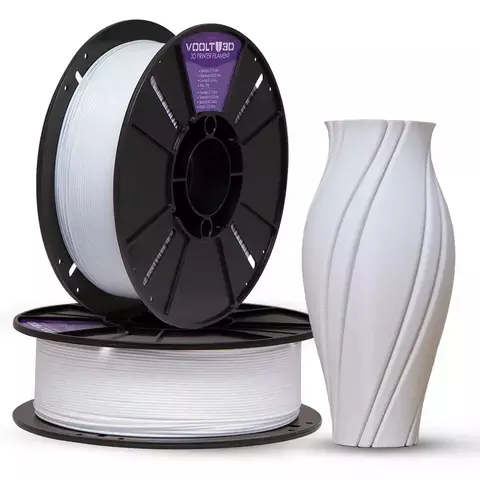 Filamento PET-G HF Premium Branco Dental 1KG