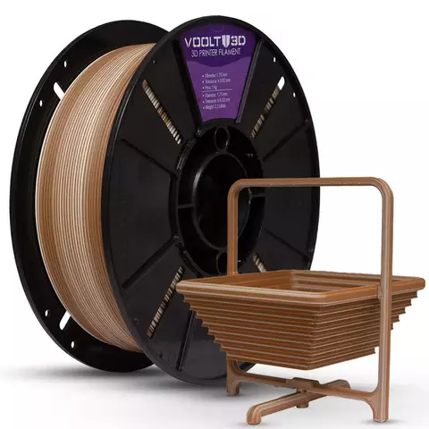 Filamento PLA com Madeira Pinus - 1KG