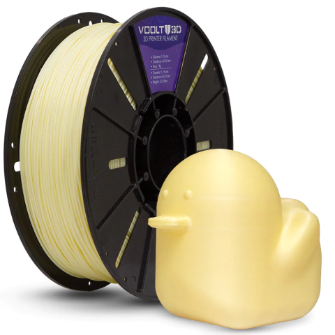 Filamento PLA Amarelo Macaron Velvet - 1KG