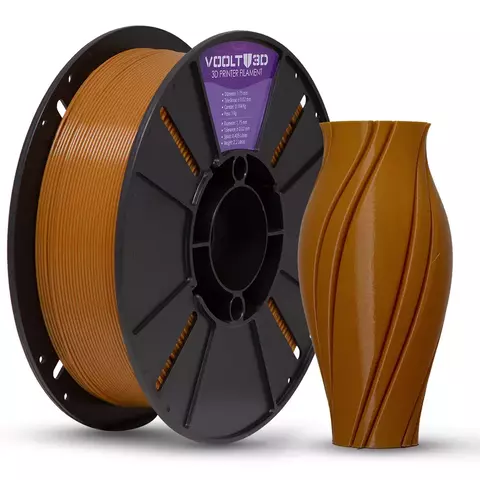 Filamento PLA Marrom Caramelo - 1KG High Speed V3d