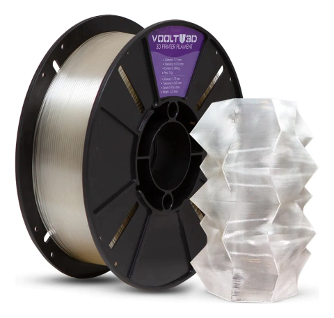 Filamento PET-G HF Premium Natural Translúcio - 1KG