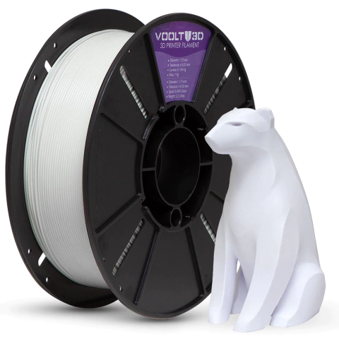 Filamento PLA Branco Velvet - 1KG