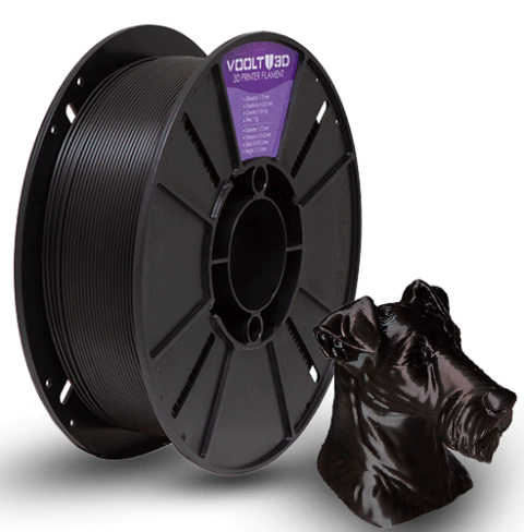 Filamento Petg Hf Preto 1kg Impressão Fabricação Nacional Voolt3d - comprar online