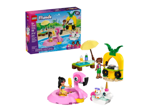 Lego Friends Unicornio y Flamingo pool party (99 piezas)