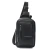 Morral Wanderlust Go Black Edit 28x18x6,5 cm | Efecto Cuero | 2 Compartimentos para Uso Diario y Viajes
