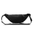 Riñonera Go Negra 33x14x8 cm Con Bolsillos Y Correa Ajustable - PuraTravel Valijas, Mochilas y Viaje