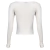 LONG SLEEVE MESH WHITE TOP na internet