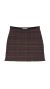 MINI SKIRT CHOCOLATE PLAID - loja online
