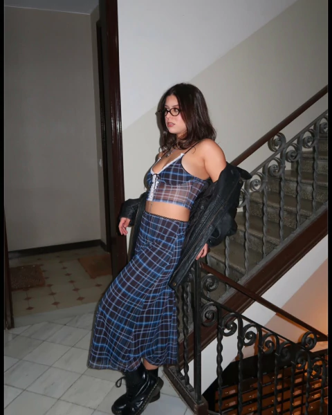 PLAID SKIRT - comprar online
