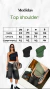 SHOULDER TOP VERDE - loja online