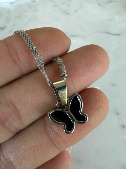 Conjunto Dije Mariposa Quirúrgico