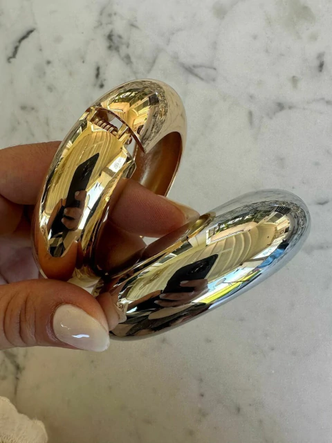 Esclava Facetada Ancha de disenio - comprar online