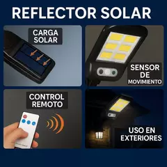Imagen de 2X1 REFLECTOR SOLAR LED 1000W PARA EXTERIORES | SIN CABLES, SIN FACTURAS