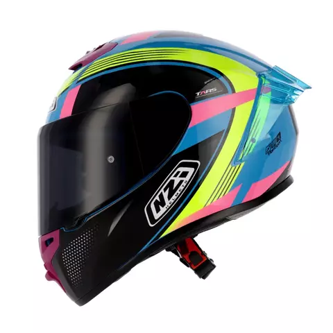 Casco Integral Nzi Trendy 3 Rapid Neon Visor Polarizado + Transparente y spoiler de regalo ECE 22.06