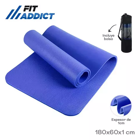 YOGA MATT NBR FIT ADDICT 1CM - comprar online