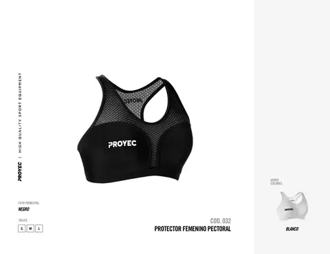 PROTECTOR FEMENINO PECTORAL PROYEC - comprar online