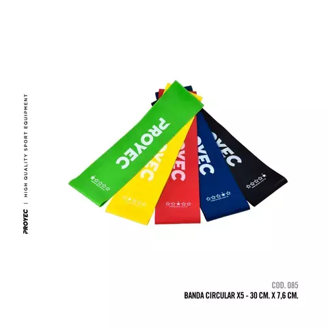 SET TIRABAND CIRCULARES PROYEC X5 - comprar online