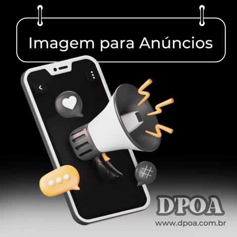 Criação de imagens para anúncio