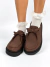 Mule Mocassim marrom cafe - comprar online