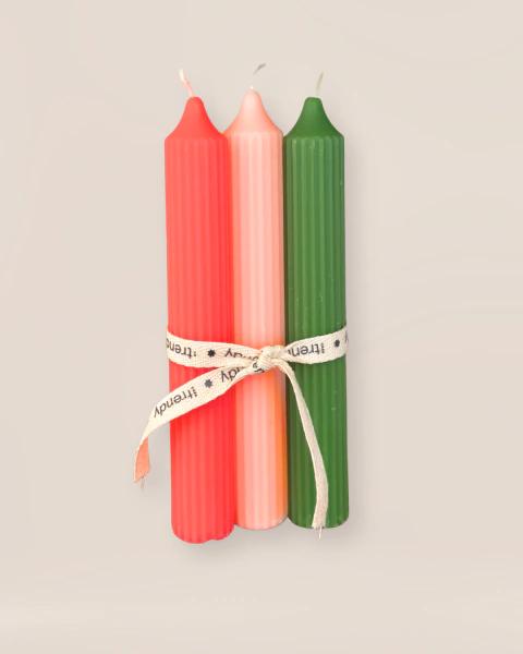 Trio de Velas Castiçal - comprar online