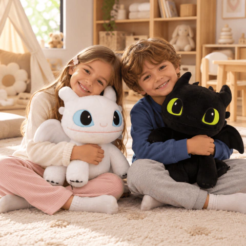 Peluche Chimuelo y Furia Luminosa – 40 cm