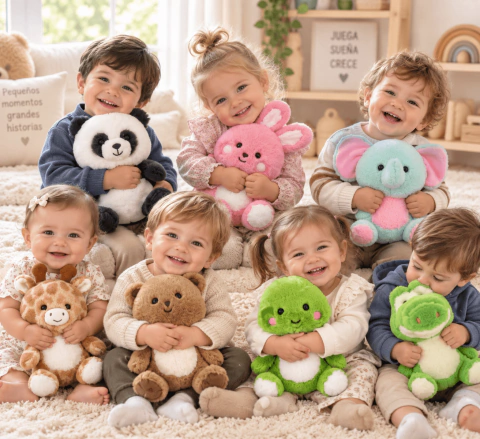 Peluche Pequeño Animales Super Coloridos