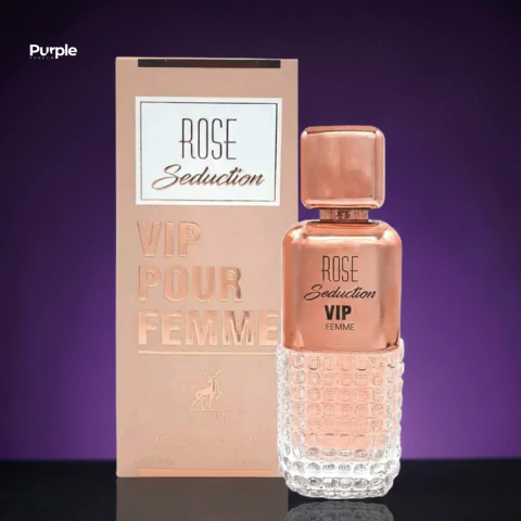 Perfume Maison Alhambra Rose Seduction Vip Pour Femme Eau de Parfum 100ml Original Lacrado Feminino Árabe