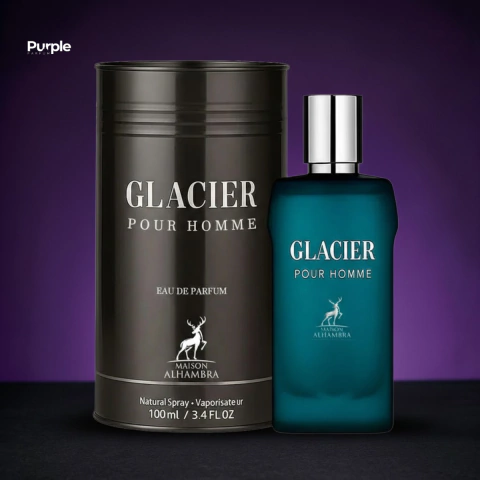 Perfume Glacier Pour Homme Maison Alhambra Eau de Parfum 100ml Original Lacrado Masculino Árabe