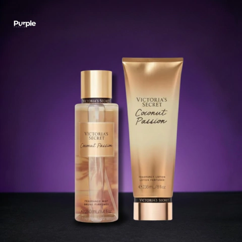 Kit Body Splash 250ml + Creme 236ml Coconut Passion Victoria's Secret Original