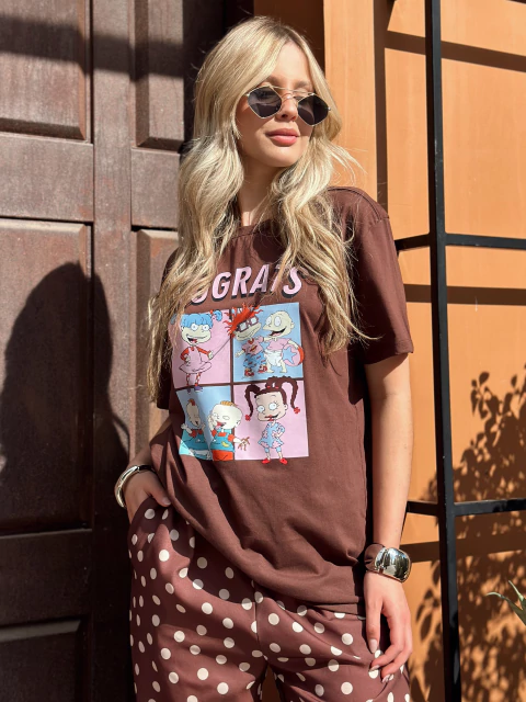 Tee Hugrats Marrom - comprar online